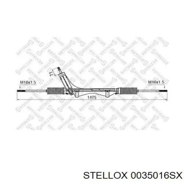 Рульова рейка 1GS2616C GS