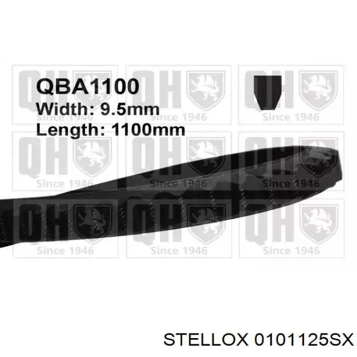 0101125SX Stellox Поліклиновий ремінь