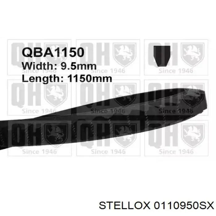 Клиновий ремінь Stellox 0110950SX ціна, від 5.11 USD
