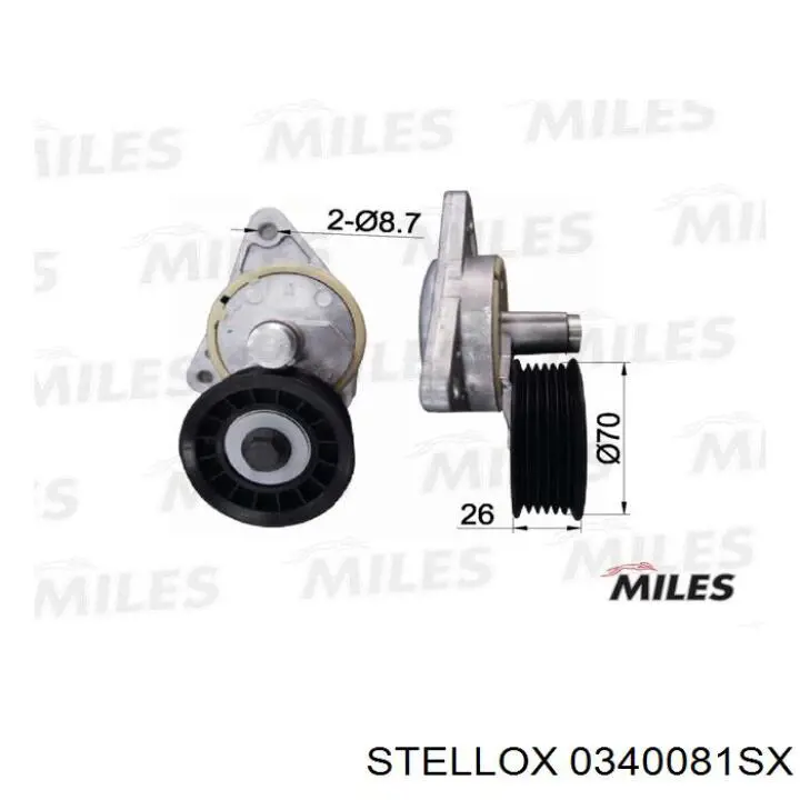 Купити TS314 Japan Parts Натягувач приводного ременя