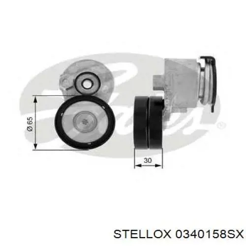 Натягувач приводного ременя Kamoka R0625 ціна, від 28.20 USD