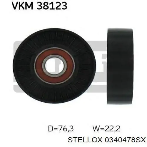Купити A1662020419 Mercedes Ролик приводного ременя, паразитний