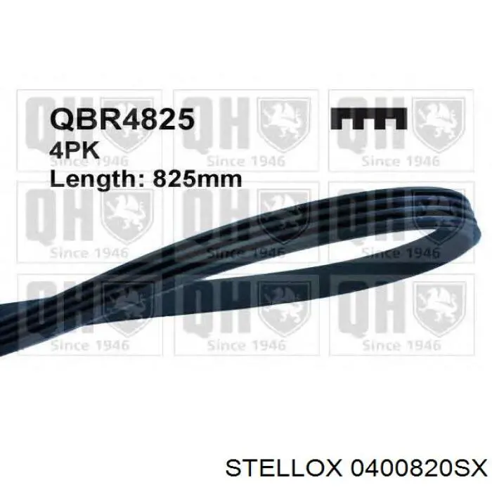 Клиновий ремінь Stellox 0400820SX ціна, від 4.90 USD