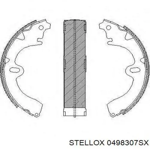 Купити 0498307SX Stellox Поршень супорту гальмівного, переднього