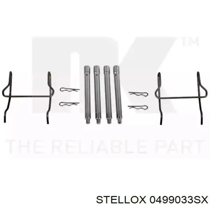 0499033SX Stellox Ремкомплект заднього гальмівного супорта