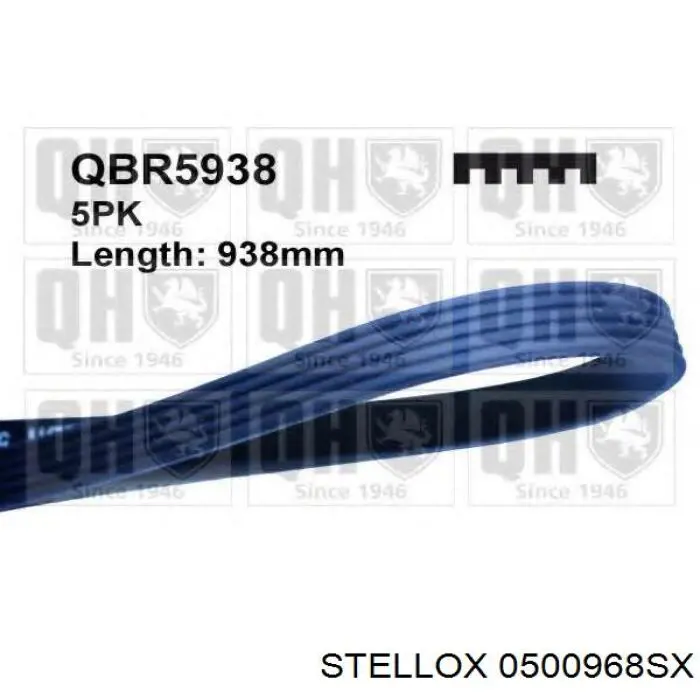 Купити 0500968SX Stellox Ремінь генератора