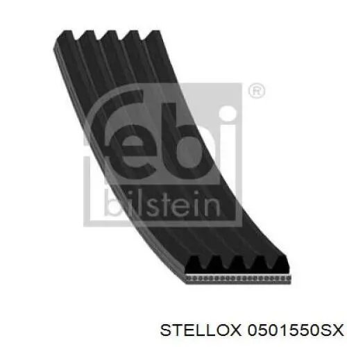 0501550SX Stellox Поліклиновий ремінь