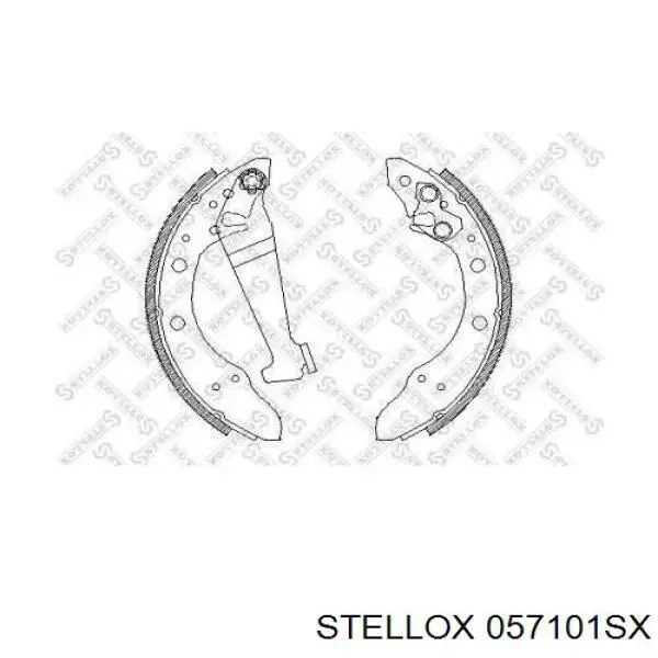Купити 057101SX Stellox Колодки гальмові задні, барабанні
