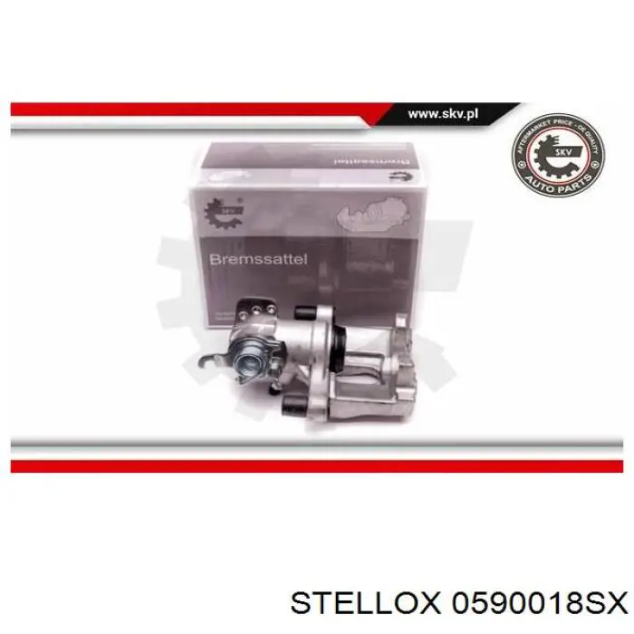 0590018SX Stellox Супорт гальмівний задній правий