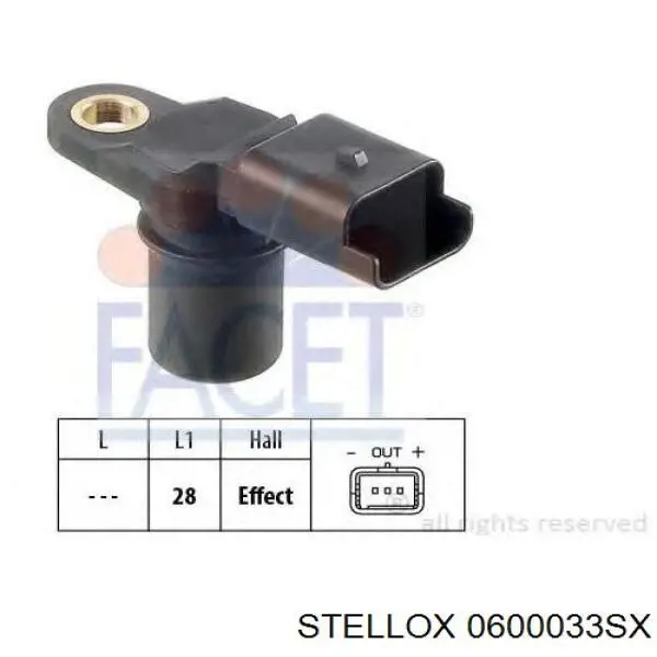 Датчик фаз Stellox 0600033SX ціна, від 13.89 USD