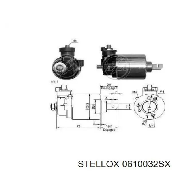 Купити CS1433 REMA-PARTS Стартер