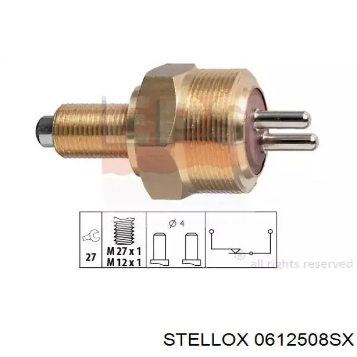 Датчик світла заднього ходу Stellox 0612508SX