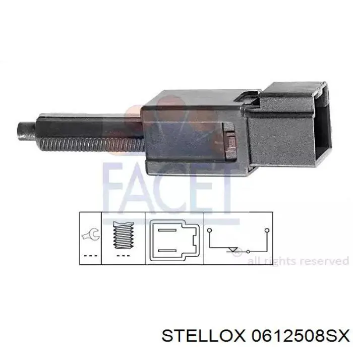 Датчик ліхтарів заднього ходу Stellox 0612508SX ціна, від 10.13 USD