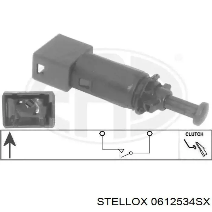 Жабка тормозу 0612534SX Stellox
