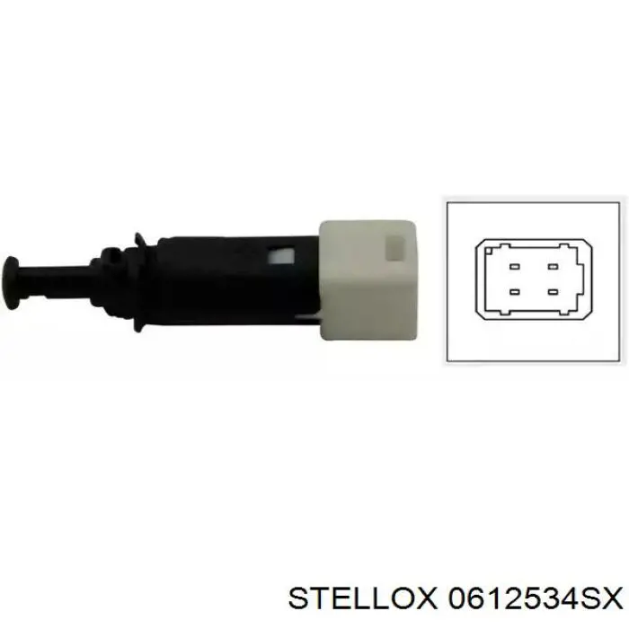 Купити 0612534SX Stellox Датчик педалі гальма