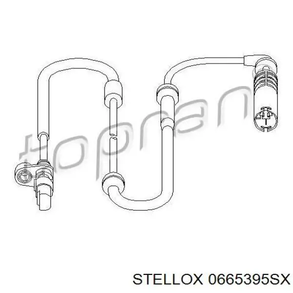 Датчик АБС (ABS) задній 0665395SX Stellox