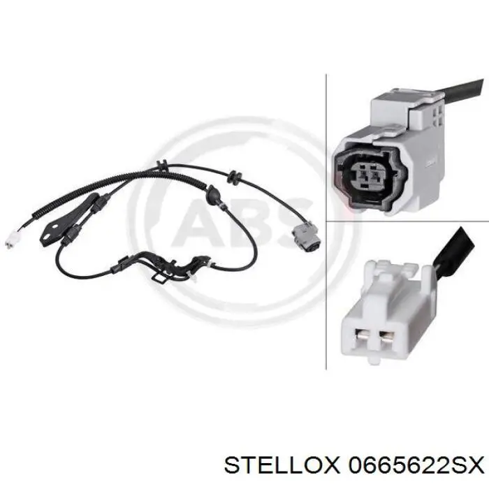 Дріт датчика АБС задній правий Stellox 0665622SX ціна, від 22.99 USD