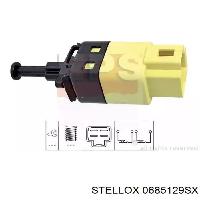SS3021P AS/Auto Storm Тягове реле стартера