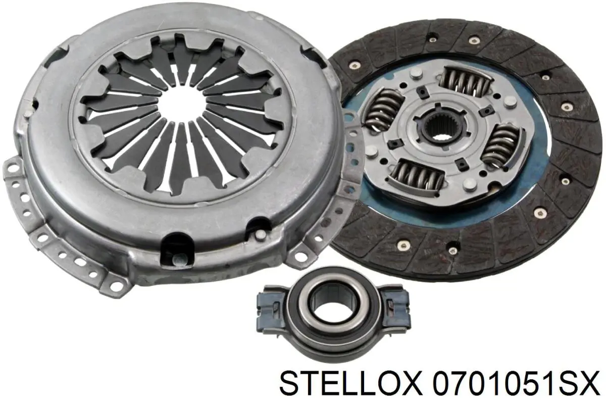 0701051SX Stellox комплект зчеплення (3 частини)