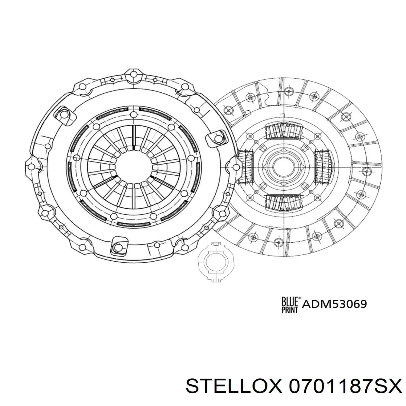 Комплект зчеплення  VALEO 828685