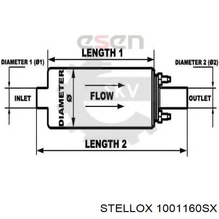 Модуль бензонасоса Stellox 1001160SX ціна, від 28.84 USD