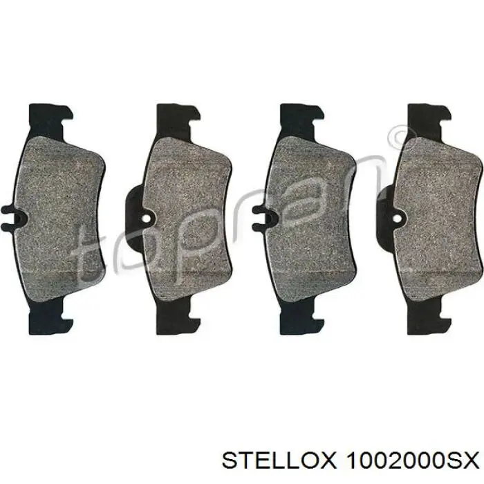 Купити 1002000SX Stellox Задні колодки