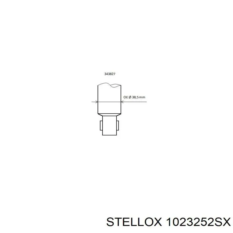 Пружина передня 1023252SX Stellox