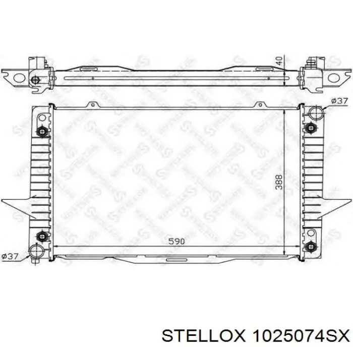 Купити 8601353 Volvo Радіатор двигуна