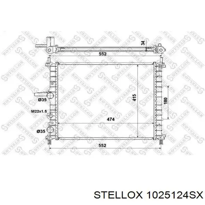 AC213025 Maxgear Радіатор охолодження двигуна
