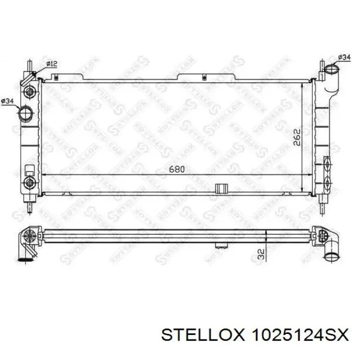 Радіатор AC213025 Maxgear