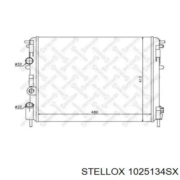 Купити 7700428658 Renault (RVI) Радіатор двигуна