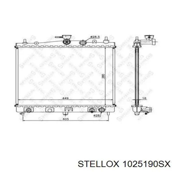 Купити 21460AX100 Nissan/Infiniti Радіатор двигуна