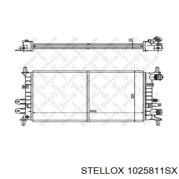 Радіатор основний Ford 91AB8005AF ціна, від 77.23 USD