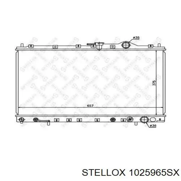 Купити MB906097 Mitsubishi Радіатор двигуна