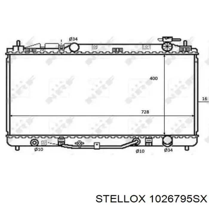 Радіатор основний Glyser 372464 ціна, від 115.21 USD