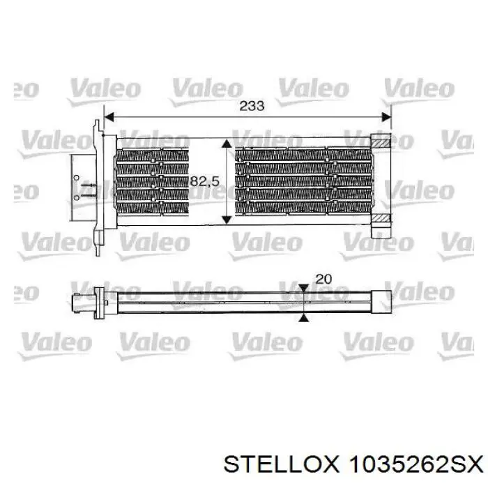 Радіатор пічки (обігрівача) Profit 17600095 ціна, від 45.19 USD