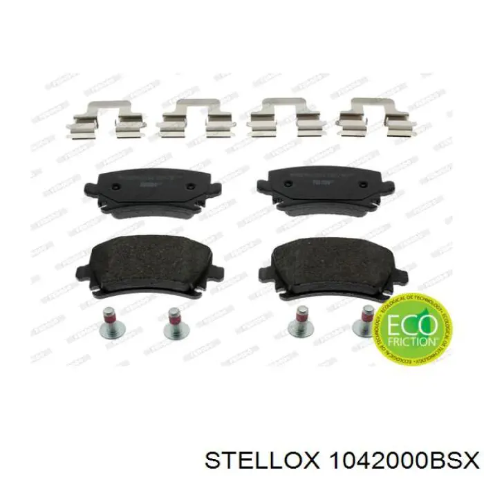 Задні гальмівні колодки Stellox 1042000BSX ціна, від 17.05 USD