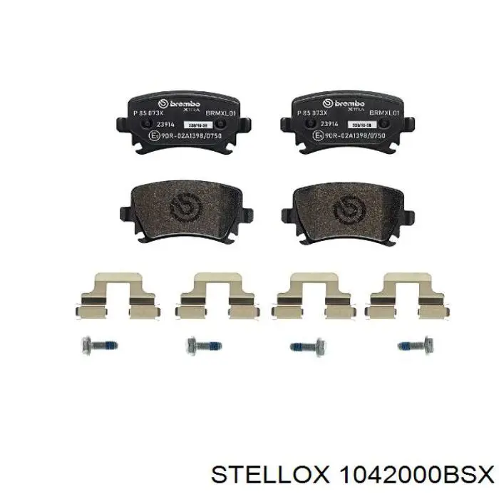 Купити 1042000BSX Stellox Задні колодки