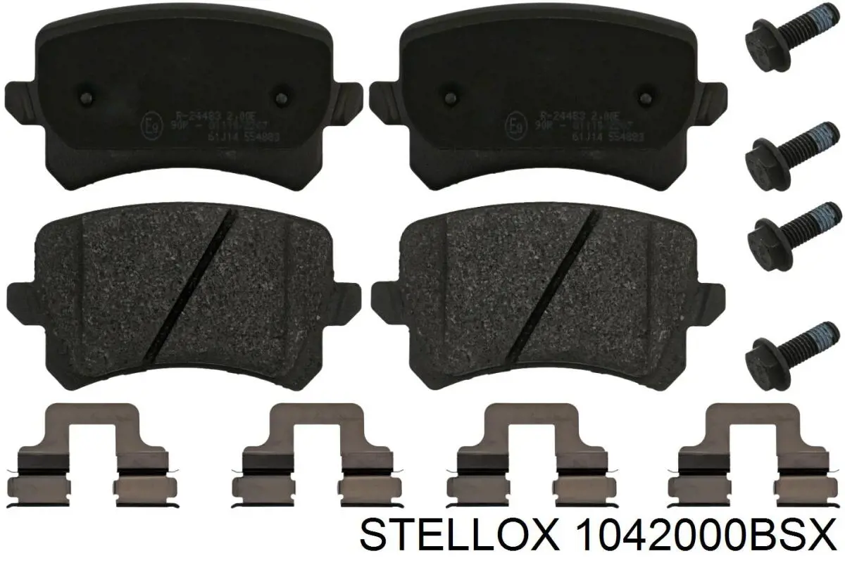 Задні дискові колодки Stellox 1042000BSX