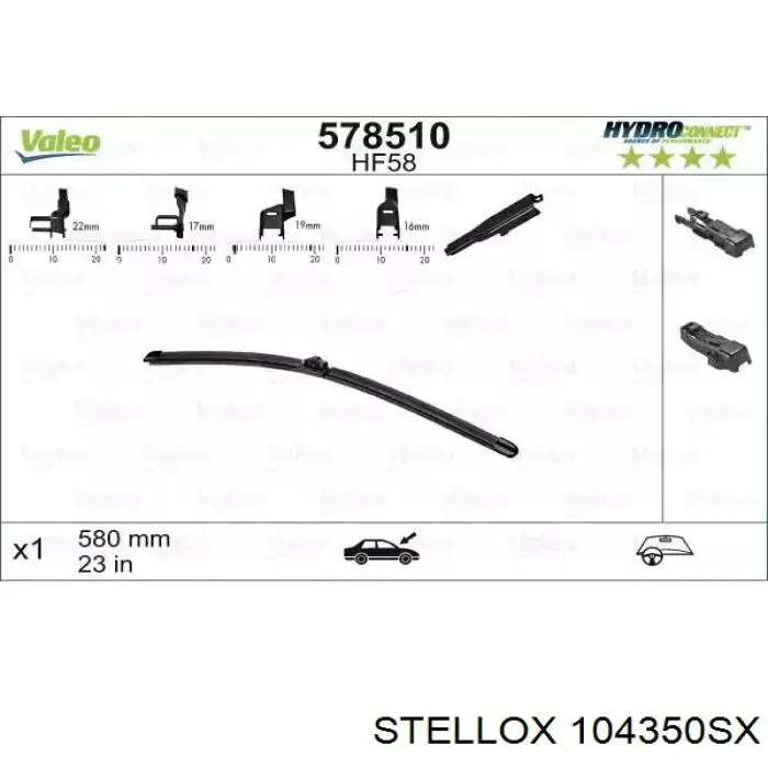 Купити 86542SC080 Subaru Щітка задня