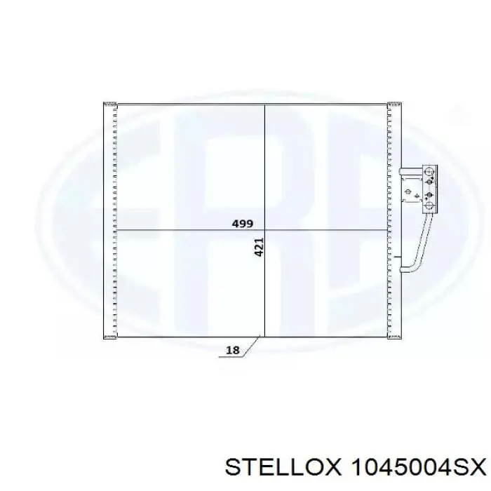Конденсатор кондиціонера Ford 1223016 ціна, від 65.68 USD