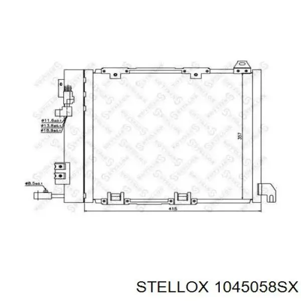 Конденсатор кондиціонера Sato Tech C12117 ціна, від 66.58 USD