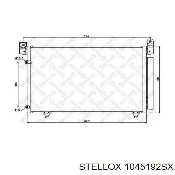 Конденсатор кондиціонера Mazda LE4761480 ціна, від 73.32 USD