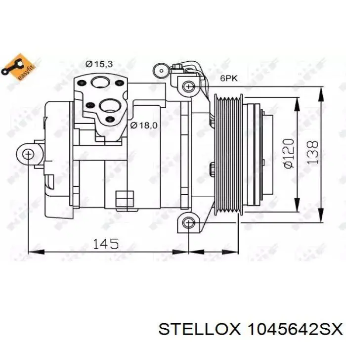 Радіатор охолодження кондиціонера Mazda GS1D61480C