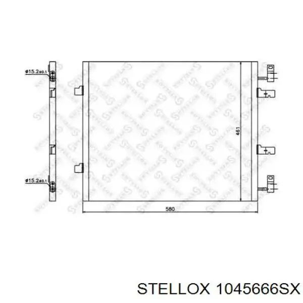 Конденсатор кондиціонера Stellox 1045666SX ціна, від 83.13 USD