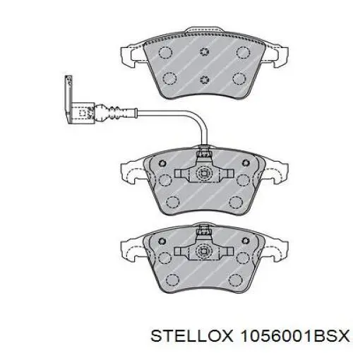 1056001BSX Stellox Передні гальмівні колодки