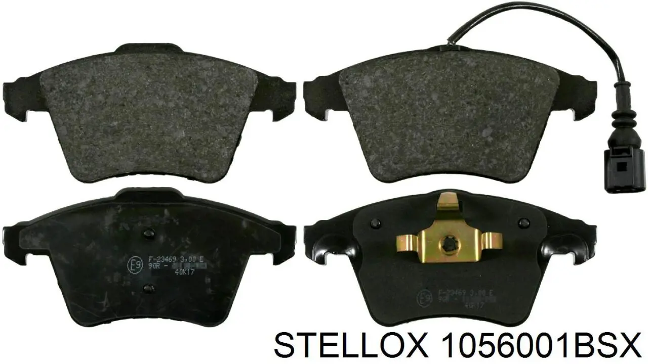 Колодки гальмівні передні, дискові 1056001BSX Stellox