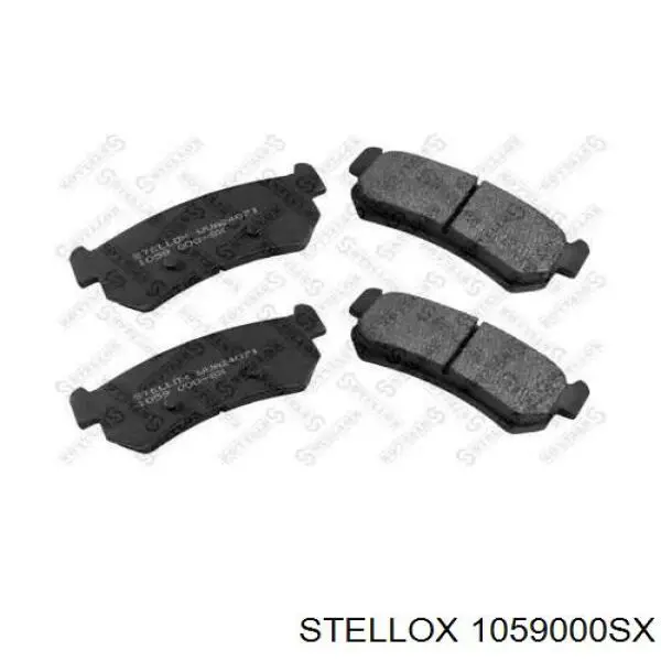Задні гальмівні колодки Stellox 1059000SX ціна, від 10.97 USD
