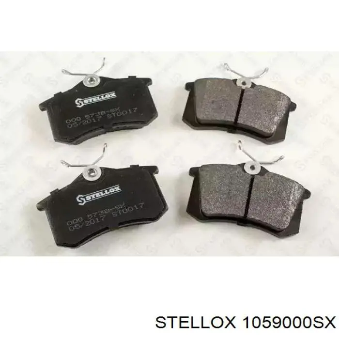 Задні гальмівні колодки 1059000SX Stellox