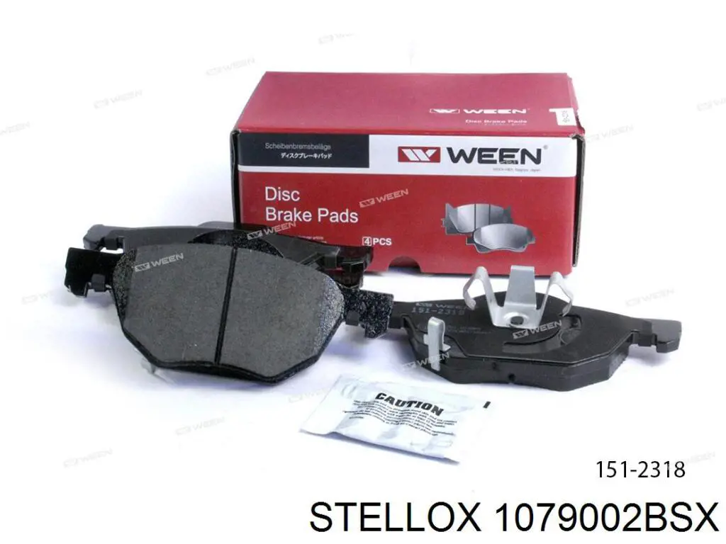 Тормозні колодки Stellox 1079002BSX